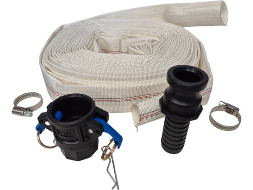 Lined lay flat hose - lined,