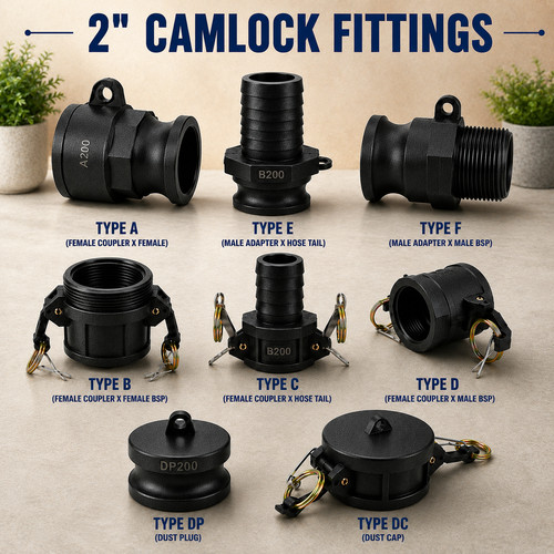 Camlock hose pipe fittings - hose,