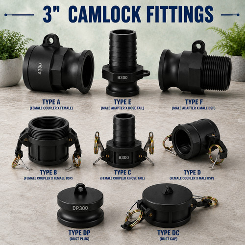 Camlock hose pipe fittings - camlock,