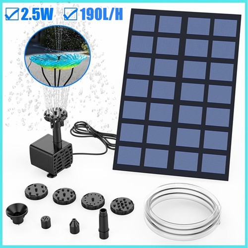 Solar fountain pump - 2.5w,