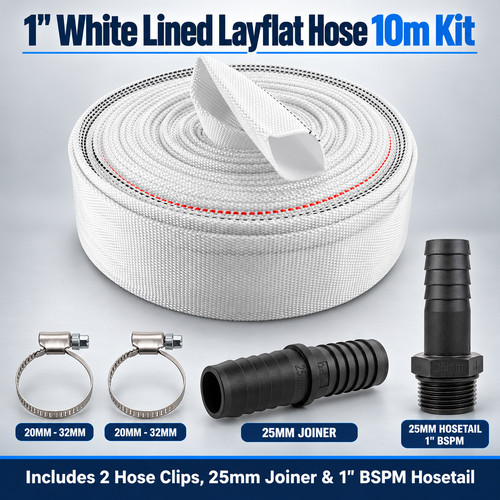 Layflat water discharge hose - discharge,